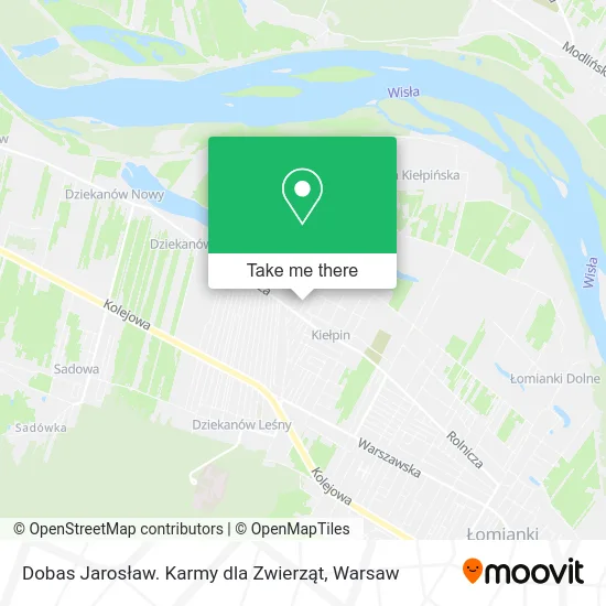 Dobas Jarosław. Karmy dla Zwierząt map