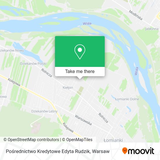 Pośrednictwo Kredytowe Edyta Rudzik map