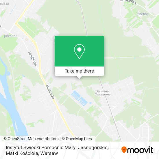 Instytut Świecki Pomocnic Maryi Jasnogórskiej Matki Kościoła map