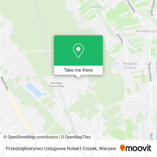 Przedsiębiorstwo Usługowe Robert Ciszek map