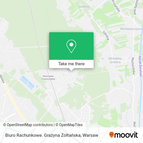 Biuro Rachunkowe. Grażyna Żółtańska map