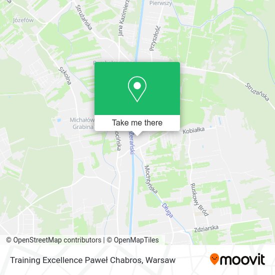 Training Excellence Paweł Chabros map