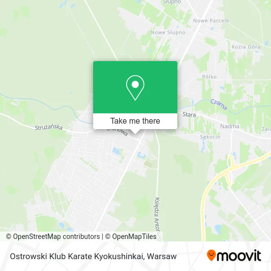 Ostrowski Klub Karate Kyokushinkai map