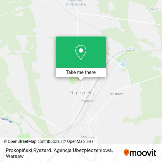 Prokopiński Ryszard. Agencja Ubezpieczeniowa map