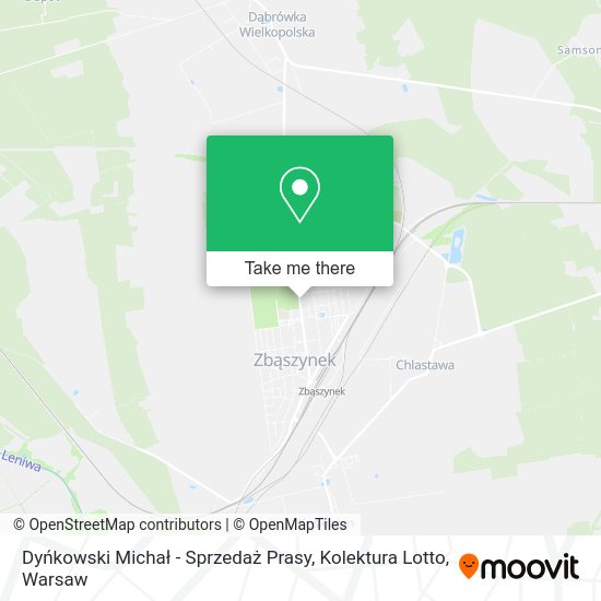 Dyńkowski Michał - Sprzedaż Prasy, Kolektura Lotto map