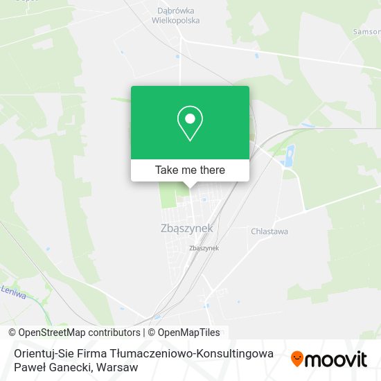 Orientuj-Sie Firma Tłumaczeniowo-Konsultingowa Paweł Ganecki map