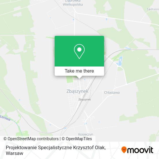 Projektowanie Specjalistyczne Krzysztof Olak map