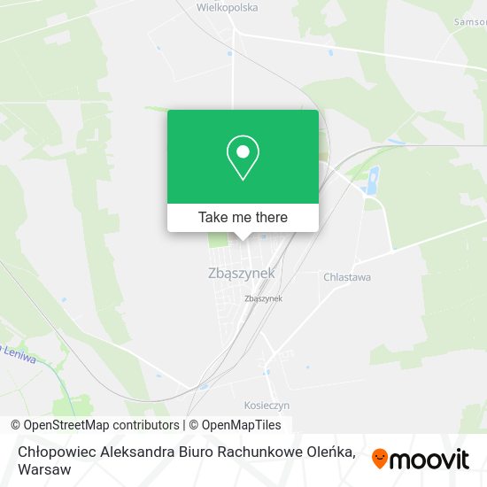 Chłopowiec Aleksandra Biuro Rachunkowe Oleńka map