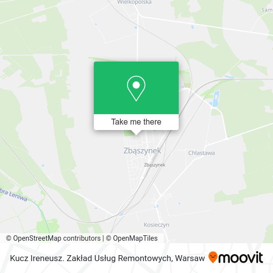 Kucz Ireneusz. Zakład Usług Remontowych map