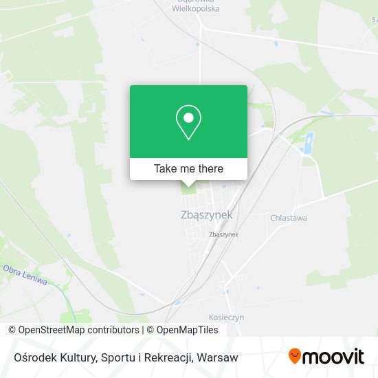 Ośrodek Kultury, Sportu i Rekreacji map