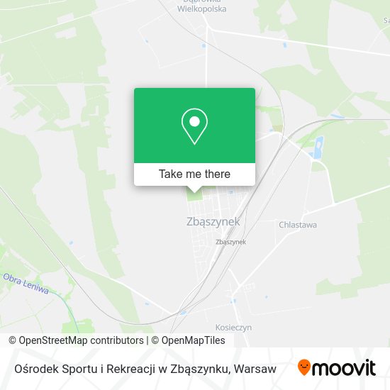 Ośrodek Sportu i Rekreacji w Zbąszynku map