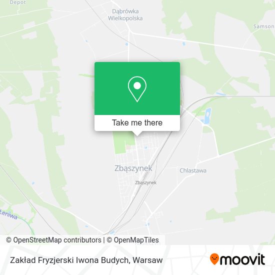 Zakład Fryzjerski Iwona Budych map