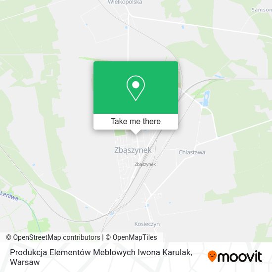 Produkcja Elementów Meblowych Iwona Karulak map