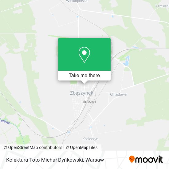 Kolektura Toto Michał Dyńkowski map