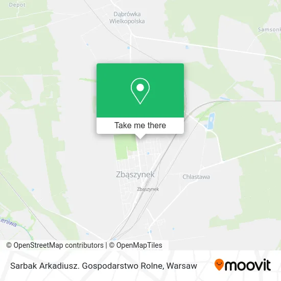 Карта Sarbak Arkadiusz. Gospodarstwo Rolne