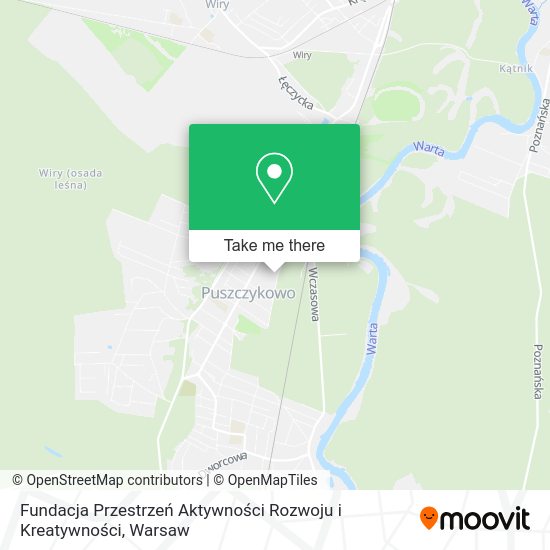 Fundacja Przestrzeń Aktywności Rozwoju i Kreatywności map