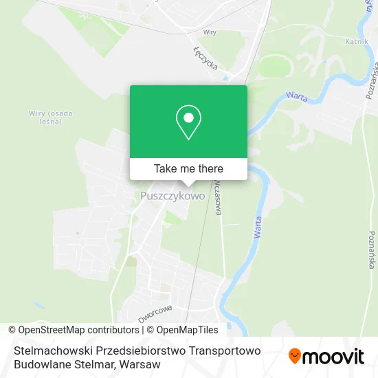 Карта Stelmachowski Przedsiebiorstwo Transportowo Budowlane Stelmar