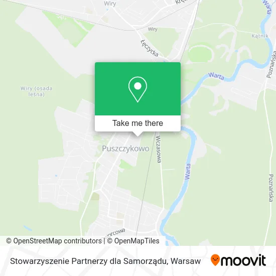 Карта Stowarzyszenie Partnerzy dla Samorządu