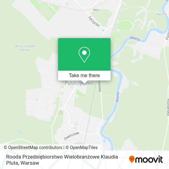 Rooda Przedsiębiorstwo Wielobranżowe Klaudia Pluta map