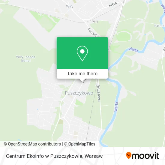 Карта Centrum Ekoinfo w Puszczykowie