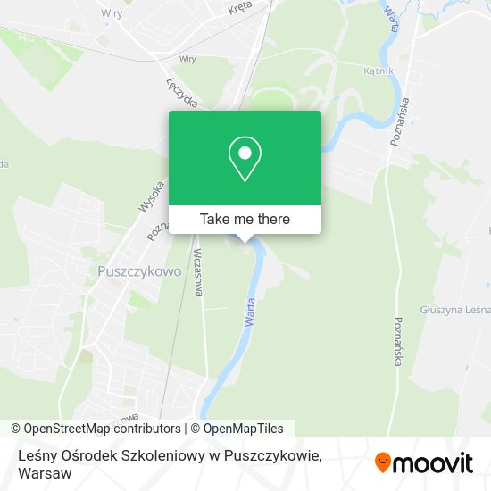 Leśny Ośrodek Szkoleniowy w Puszczykowie map