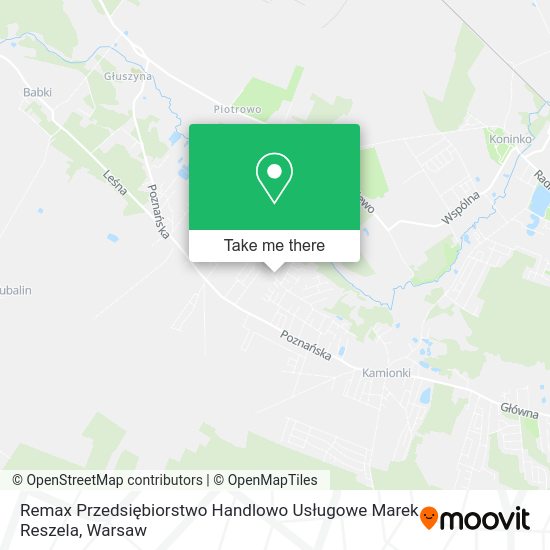 Remax Przedsiębiorstwo Handlowo Usługowe Marek Reszela map