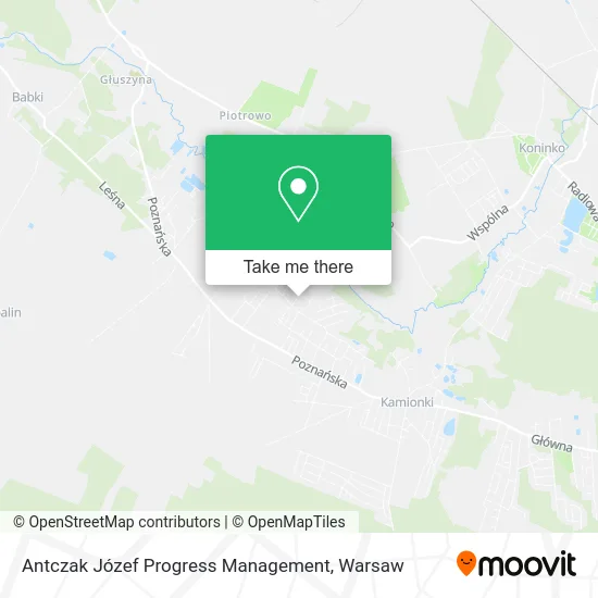 Карта Antczak Józef Progress Management