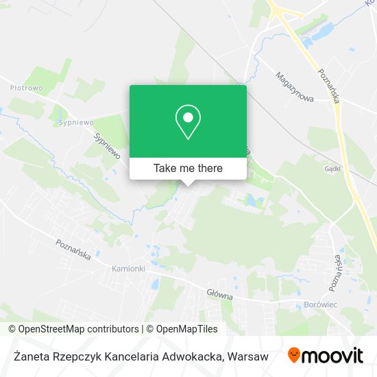 Żaneta Rzepczyk Kancelaria Adwokacka map