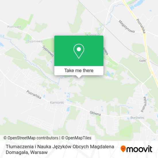 Tłumaczenia i Nauka Języków Obcych Magdalena Domagała map