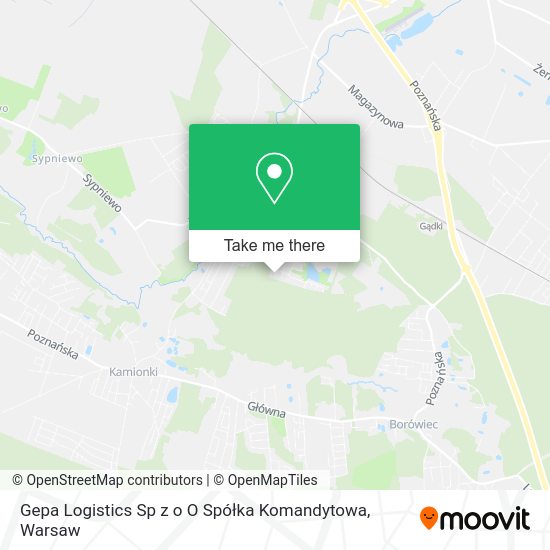 Gepa Logistics Sp z o O Spółka Komandytowa map