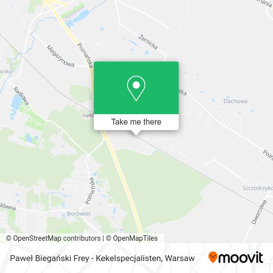 Paweł Biegański Frey - Kekelspecjalisten map