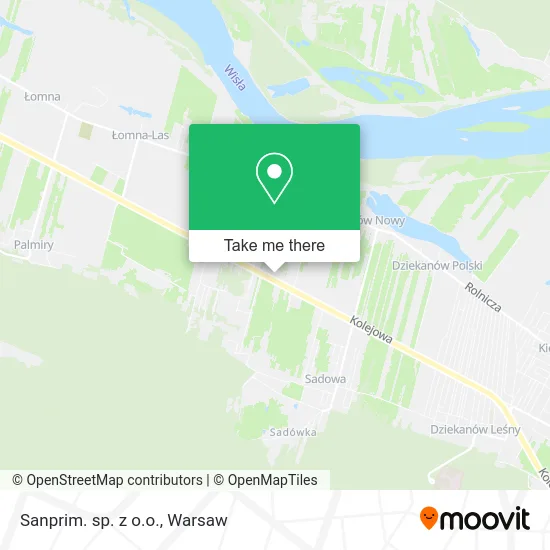 Sanprim. sp. z o.o. map