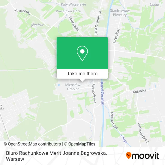 Biuro Rachunkowe Merit Joanna Bagrowska map