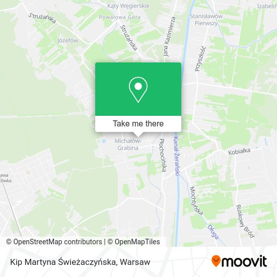 Kip Martyna Świeżaczyńska map