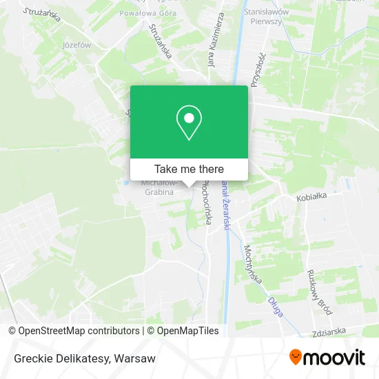 Карта Greckie Delikatesy