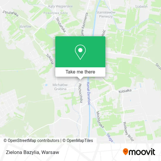 Карта Zielona Bazylia