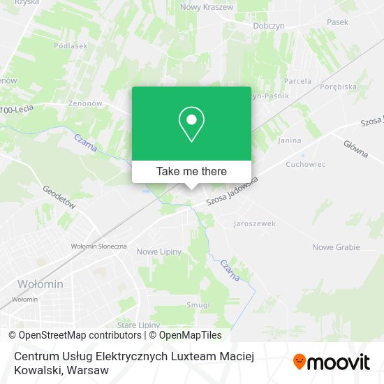 Centrum Usług Elektrycznych Luxteam Maciej Kowalski map