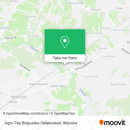 Agro Top Bogusław Obłękowski map