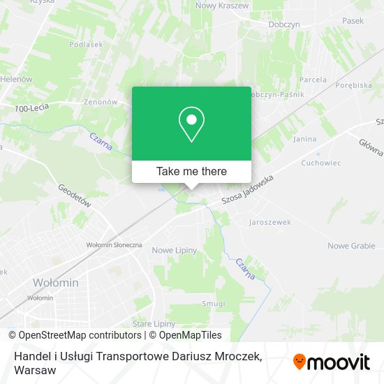 Handel i Usługi Transportowe Dariusz Mroczek map