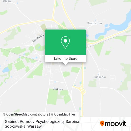 Gabinet Pomocy Psychologicznej Sarbina Sobkowska map