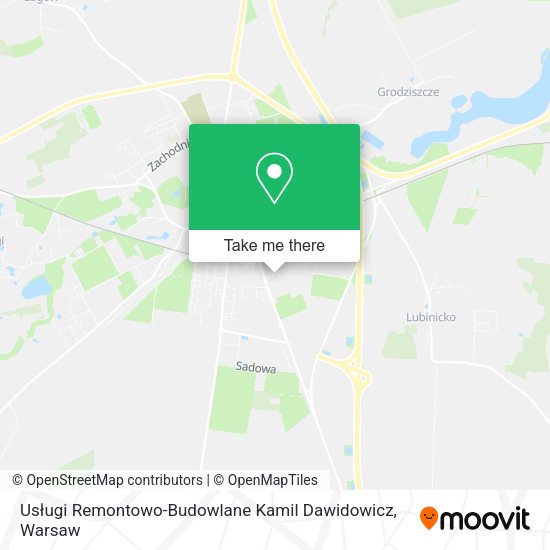 Usługi Remontowo-Budowlane Kamil Dawidowicz map