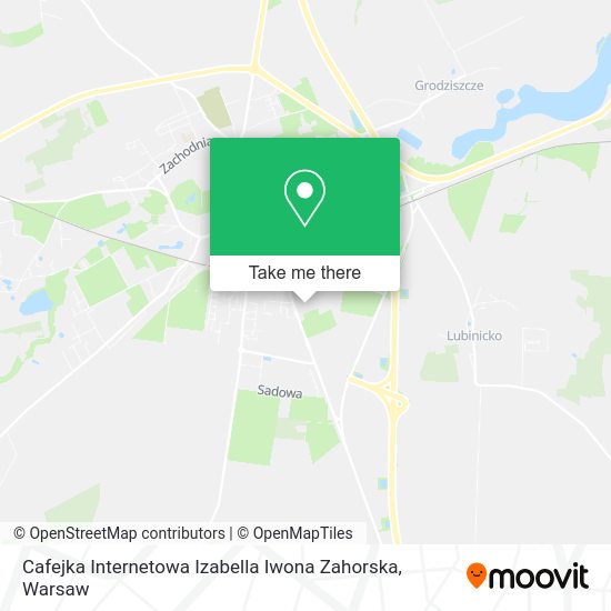 Cafejka Internetowa Izabella Iwona Zahorska map