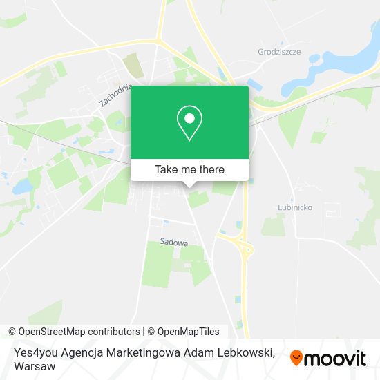 Yes4you Agencja Marketingowa Adam Lebkowski map