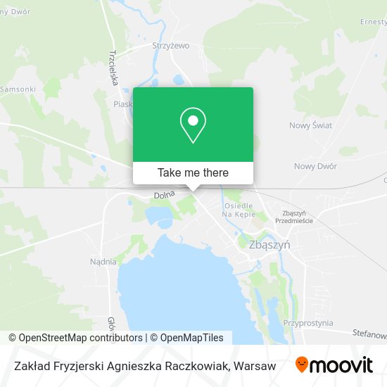 Zakład Fryzjerski Agnieszka Raczkowiak map