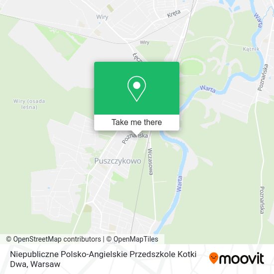 Niepubliczne Polsko-Angielskie Przedszkole Kotki Dwa map