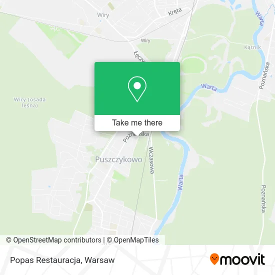 Карта Popas Restauracja