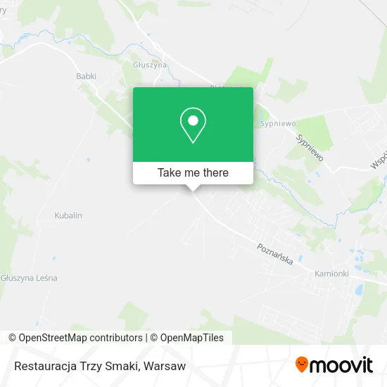 Карта Restauracja Trzy Smaki