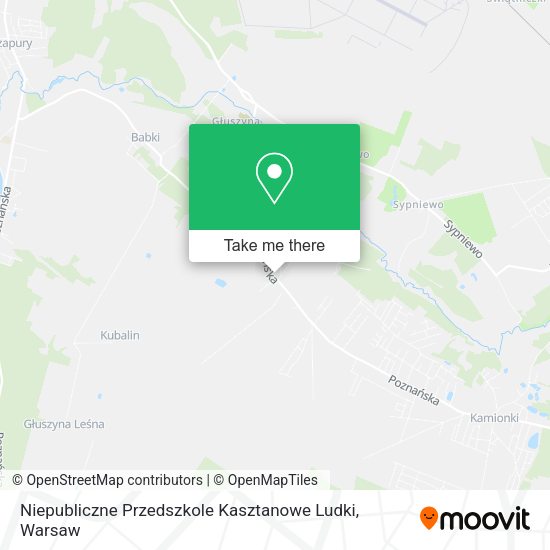 Niepubliczne Przedszkole Kasztanowe Ludki map