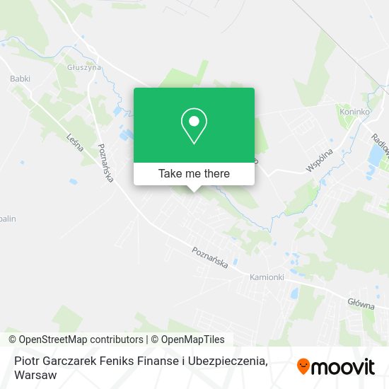 Piotr Garczarek Feniks Finanse i Ubezpieczenia map