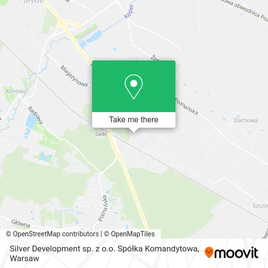 Карта Silver Development sp. z o.o. Spółka Komandytowa